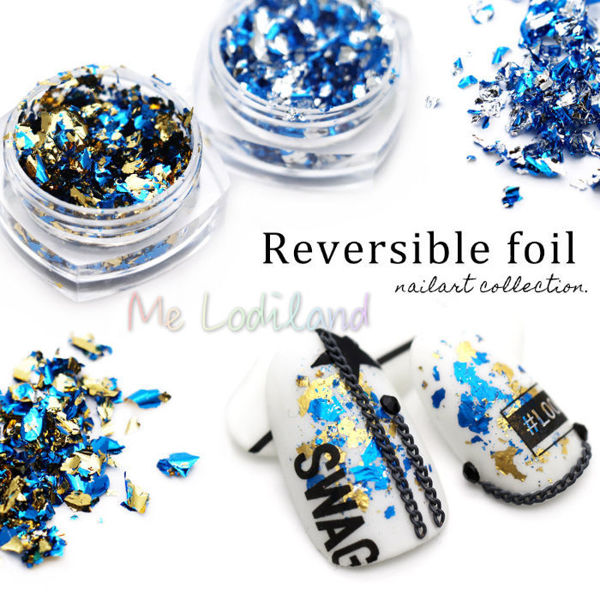 Picture of 藍金雙色彩箔 Blue & Gold Reversible Foil