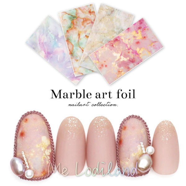 Picture of 雲石紋轉印紙 Marble Art Nail Foil